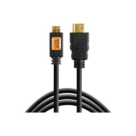 CABLE MINI-HDMI TETHERPRO HDMI MACHO TIPO C A HDMI MACHO TIPO A 1.8M TETHERTOOLS