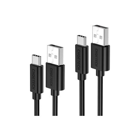 CABLE USB A TIPO C 90 GRADOS 2 MT NEGRO