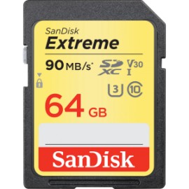 TARJETA DE MEMORIA SDHC 64GB CLASE 10 SANDISK EXTREME UHS-I 600X U3