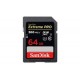 TARJETA DE MEMORIA SDXC 64GB CLASE 10 SANDISK EXTREME UHS-II 2000X U3 300MB/s