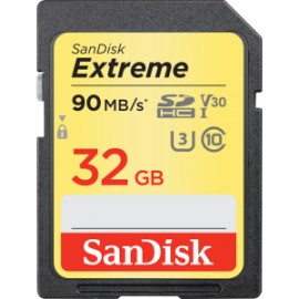 TARJETA DE MEMORIA SDHC 32GB CLASE 10 SANDISK EXTREME UHS-I 600X U3