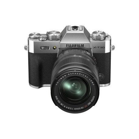 Cámara Mirrorless Fujifilm X-T30 II Plata Kit con Lente XF 18-55mm