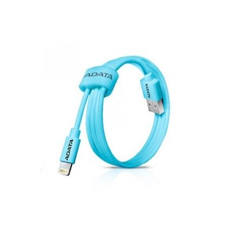 ADATA CABLE APPLE Lightning-PLASTIC AZUL AMFIPL-100CM-CBL