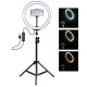 LAMPARA ARO DE LUZ LED 26CM CON TRIPIE PARA SMARTPHONE