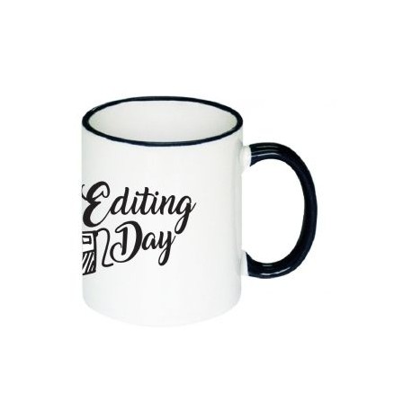 Taza Editing Day interior blanco