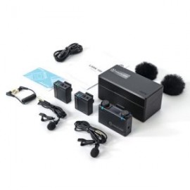 Hollyland LARK 150 Sistema inalámbrico de Micrófonos Dual (2.4 GHz) HL-LARK 150