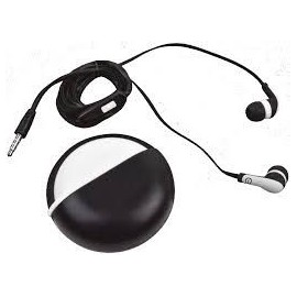 AUDIFONOS IN-EAR CON MICROFONO (NEGRO/BLANCO)