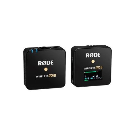 Rode Wireless GO II Single Black Kit de Sistema para Micrófono Inalámbrico Compacto (2.4 GHz)