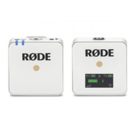 Rode Wireless GO White Kit de Sistema para Micrófono Inalámbrico Compacto (2.4 GHz)