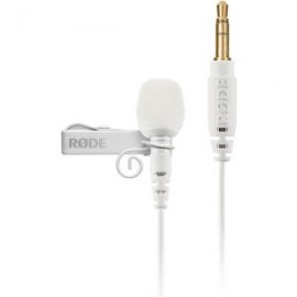 Microfono Lavalier GO Blanco con salida plug 3.5mm TRS