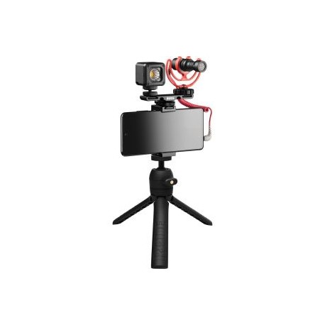 Kit Vlogger Universal con Micrófono Rode Videomicro para Smartphones con entrada 3.5mm