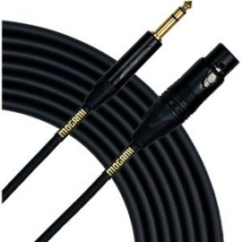 Cable Gold de Plug 1/4 TRS Male a 3-Pin XLR FEMALE GOLD-TRSXLRF-20 de 6.09m