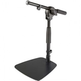 K&M 25995-500-55 - Soporte Base de Mesa o Piso para Micrófono con Boom Corto Negro