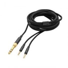 Cable estéreo Audiophile cable 3.0 m (black), textile