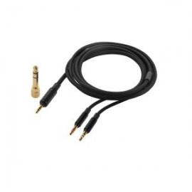 Cable estéreo Audiophile cable 1.40 m (black), textile