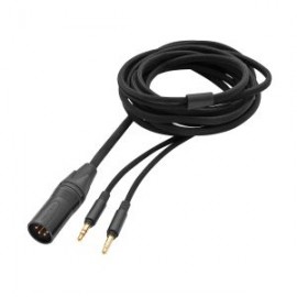 Cable estéreo Audiophile cable balanced 3.0 m (black), textile