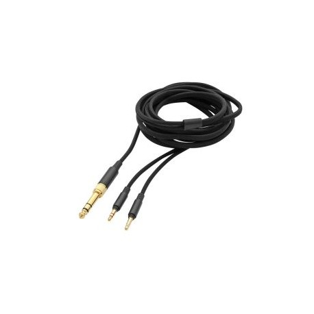 Cable estéreo Audiophile cable 3.0 m (black), textile