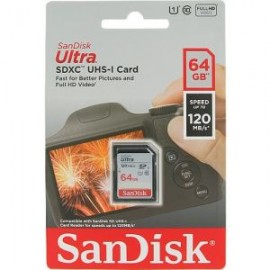 TARJETA DE MEMORIA SDHC UHS-I U1 ULTRA 64GB 120MB/S