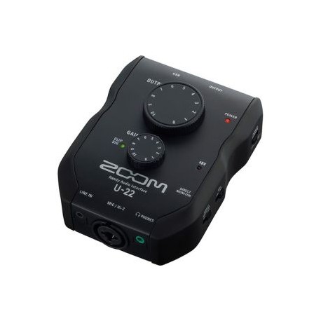 ZU22 Zoom U-22 - Interfaz de grabación y rendimiento USB móvil