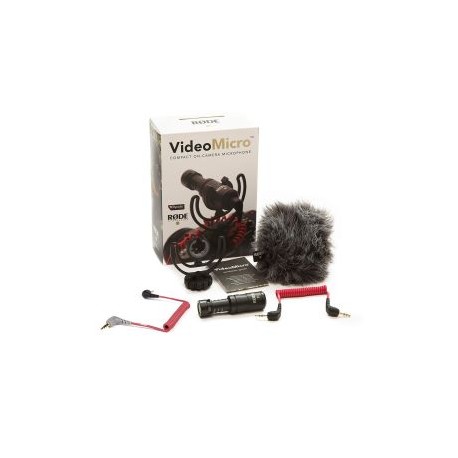 MICROFONO VIDEOMICRO con SC7 CABLE DE CONEXION 3.5MM TRRS