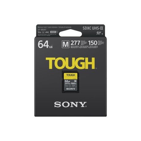 TARJETA DE MEMORIA SDXC SONY TOUGH 64GB UHS-II 277MB/S