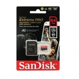 TARJETA DE MEMORIA MICRO SDXC UHS-III EXTREME PRO 64GB 170MB/S 1133X CON ADAPTADOR